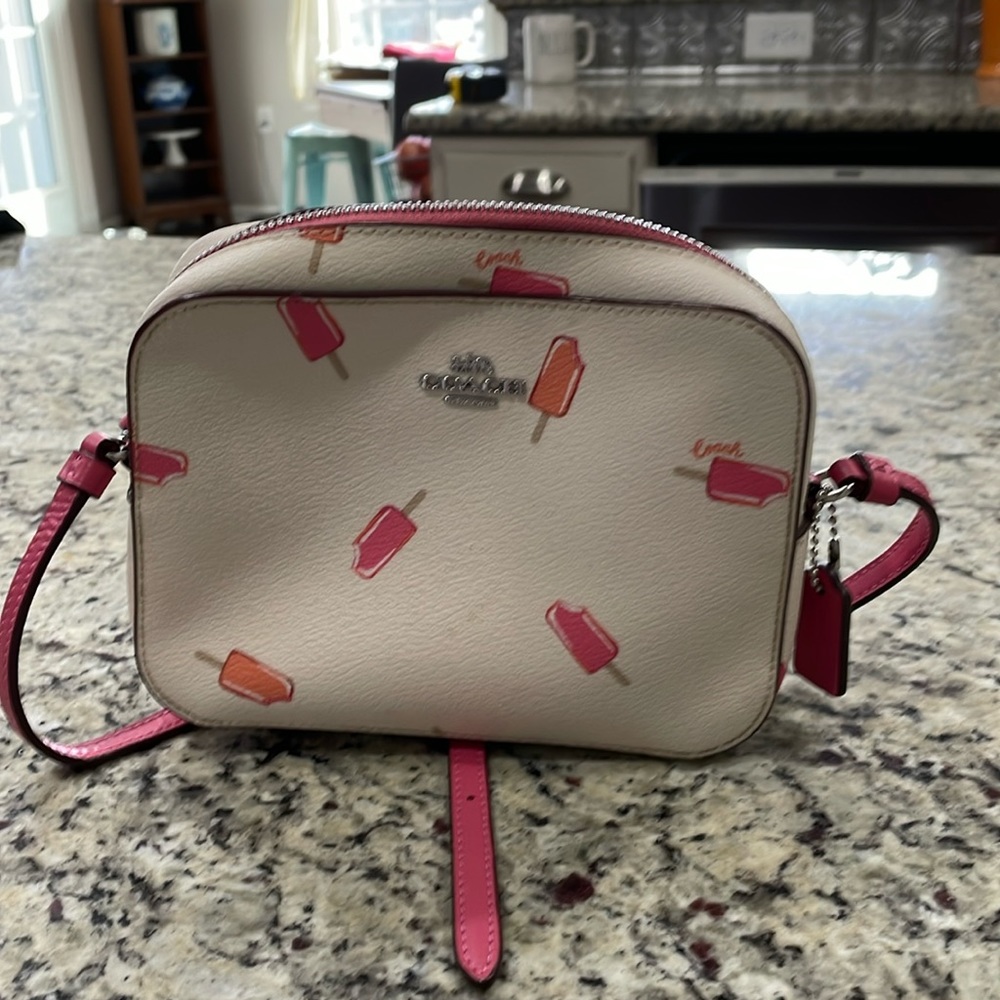 EUC COACH CAMERA BAG - popsicle